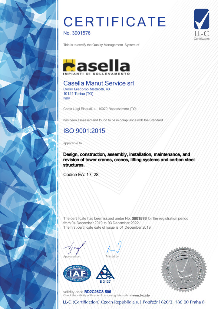 Certified ISO 9001 Gantry Crane Company